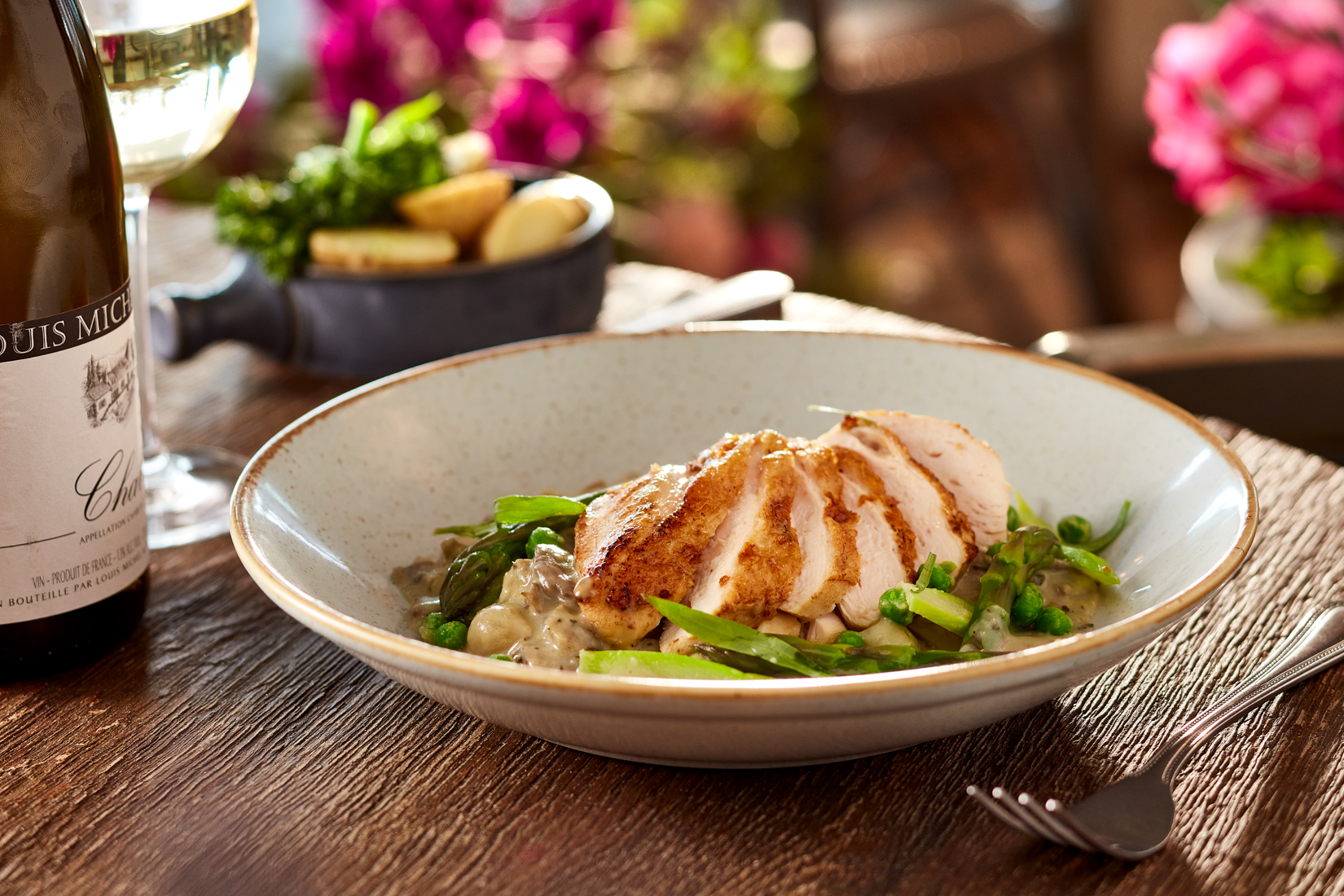 chicken printanier at Bistrot Pierre