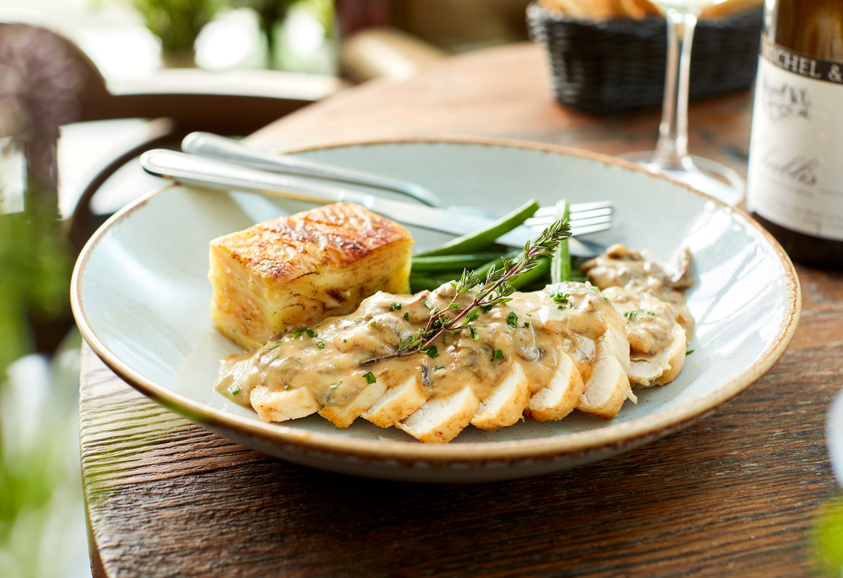 Chicken Diane at Bistrot Pierre