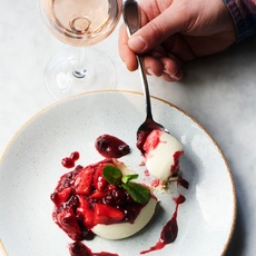 Mixed Berry Panna Cotta