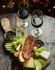 Festive cheese board