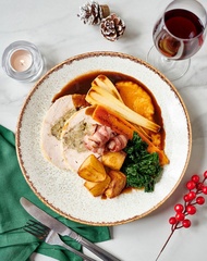 Roast Turkey available on our Christmas day and Festive Party Menu