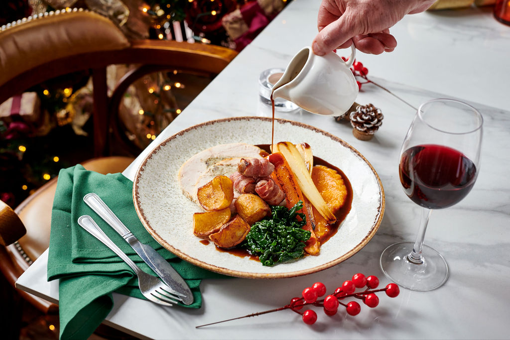Christmas Roast Turkey Dinner