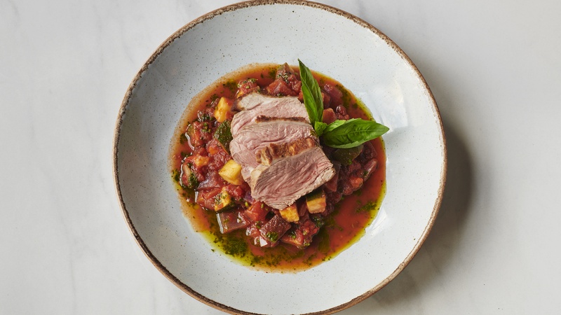 Lamb Rump at Bistrot Pierre. Served on our Soiree gastronomique menu.