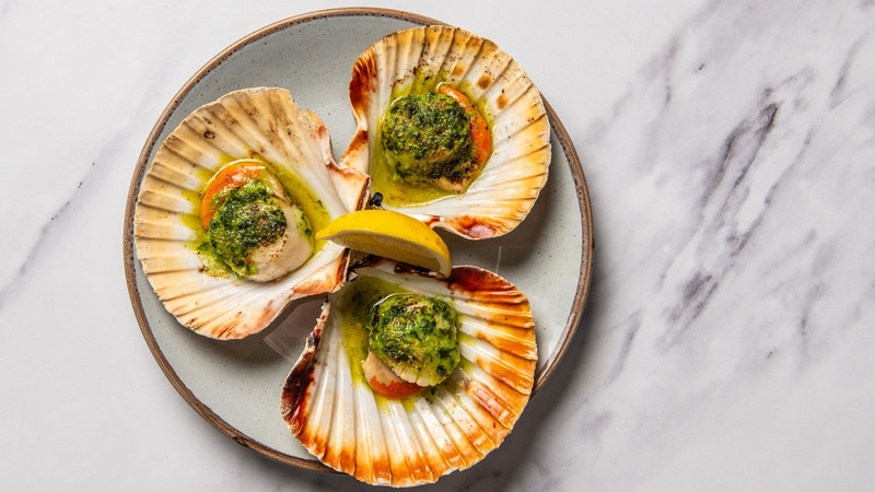 Scallops - at Bistrot Pierre