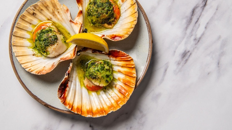 Scallops - at Bistrot Pierre